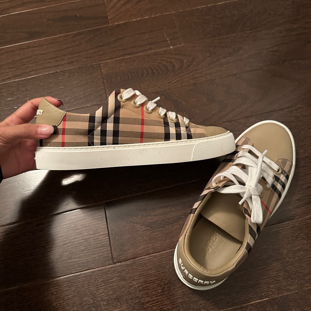 Burberry Checkered Sneakers